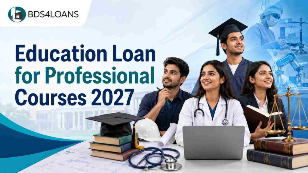 Education Loan for Professional Courses 2027 for medical MBA engineering and law students