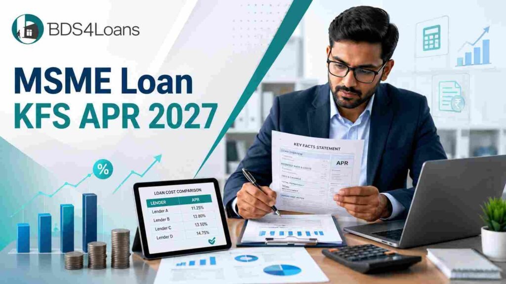 MSME Loan KFS APR 2027 Key Facts Statement and complete business loan cost comparison