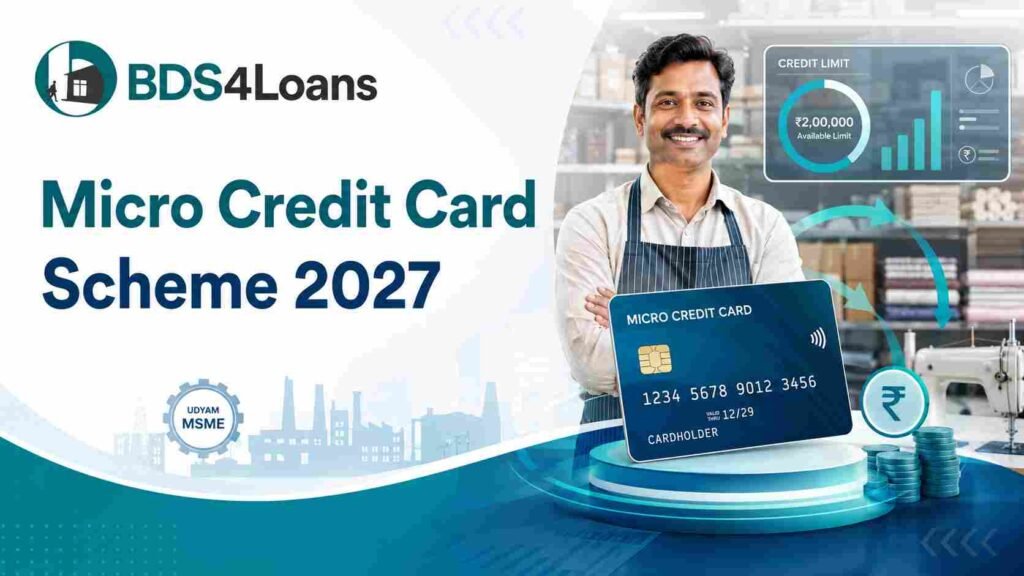 Micro Credit Card Scheme 2027 for Udyam registered micro enterprise working capital