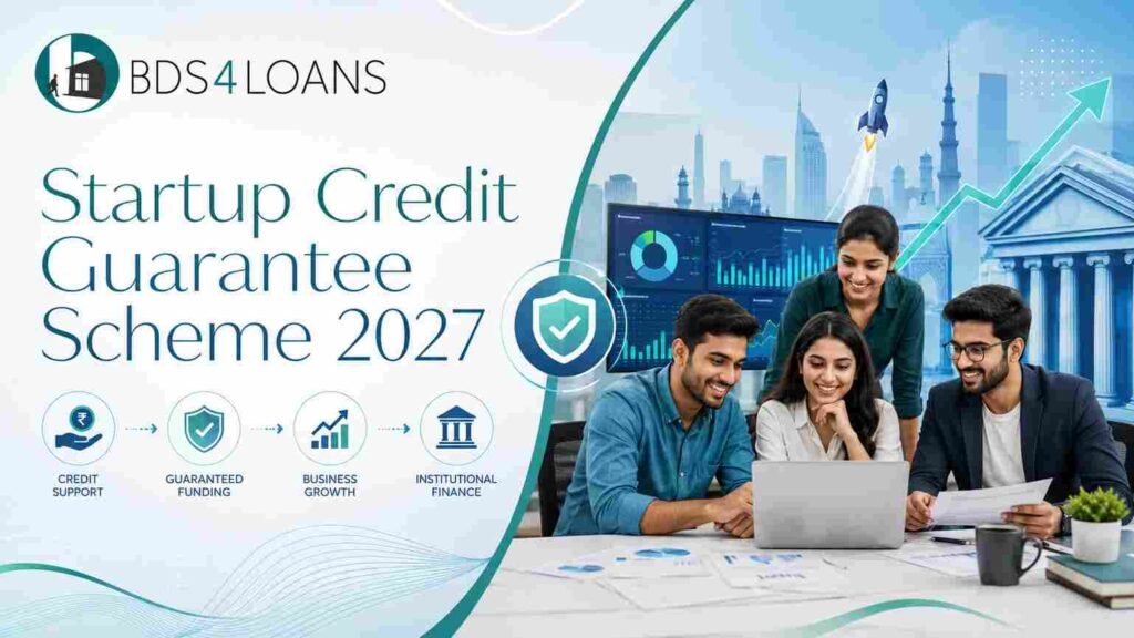 Startup Credit Guarantee Scheme 2027 for DPIIT recognised startup debt and business finance